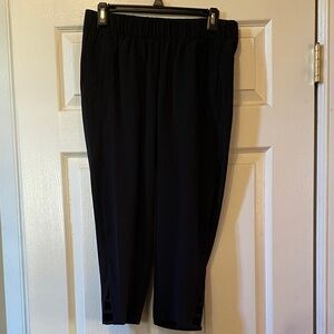 Talbots Midnight Black Ankle Pants